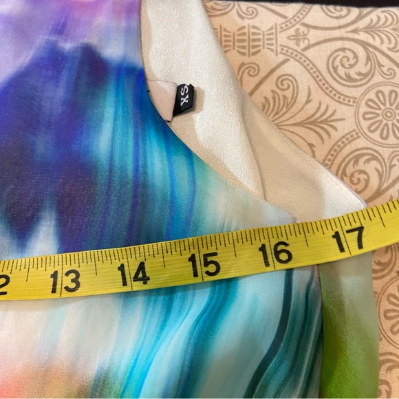Askari MacKenzie Lava mini tent trapeze Colorful Abstract Mini Dress XSmall - Picture 9 of 10